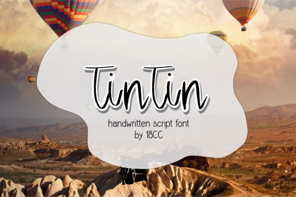 TinTin Script & Handwritten Font By Tamawuku