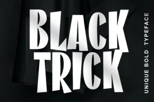Black Trick Display Font By fontherapy 1