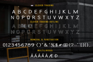 Clever Trading Sans Serif Font By fontherapy 6