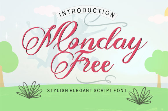 Monday Free Script & Handwritten Font By Ailil Design Studio