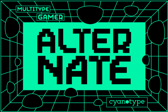 Alternate Display Font By cyanotype