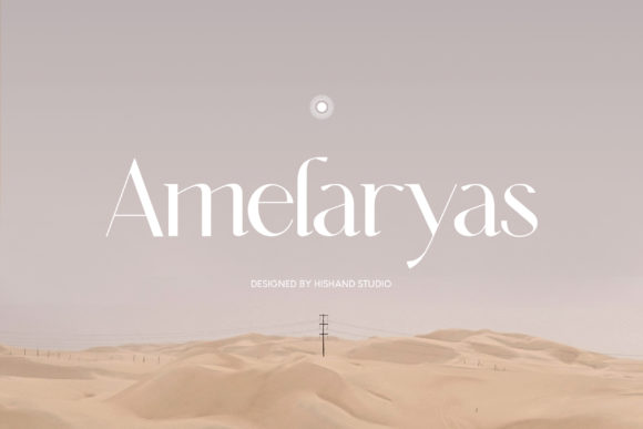 Amelaryas Serif Font By Hishand studio