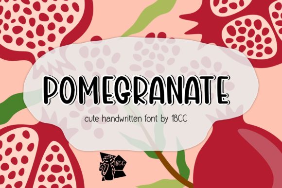 Pomegranate Display Font By Tamawuku