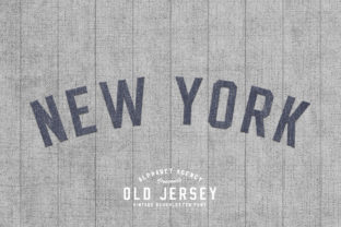 Old Jersey Display Font By Alphabet Agency 8