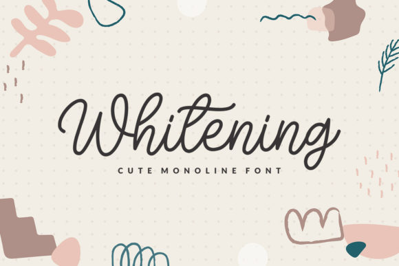 Whitening Script & Handwritten Font By Subectype