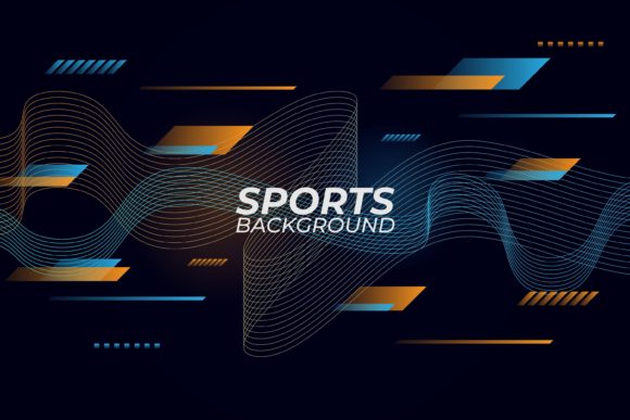 Abstract Gradient Sports Background Graphic Backgrounds By 5amil.studio55