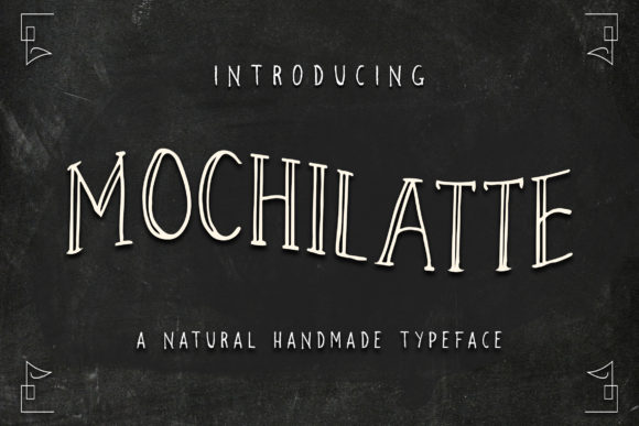 Mochilatte Display Font By storictype