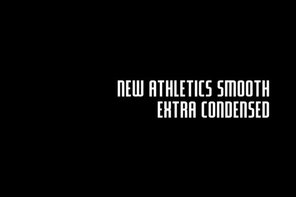 New Athletics Smooth Font Display Font Di Alphabet Agency