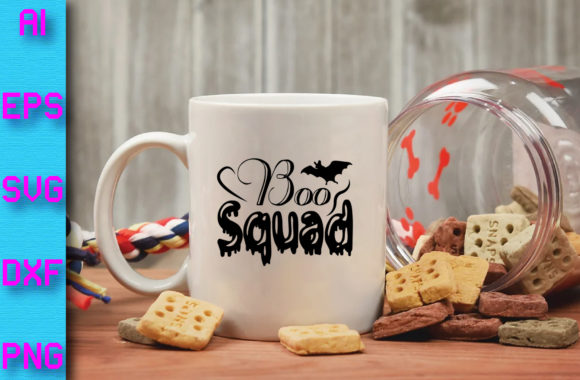 Boo Squad Grafik Druck-Vorlagen Von Design Store