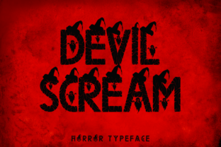Devil Scream Dekorative Schriftarten Schriftart Von yogaletter6 1