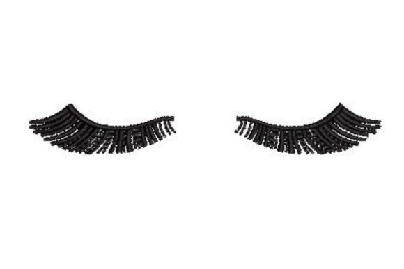 Eyelash Extentions Beauty Embroidery Design By Embroidery Designs
