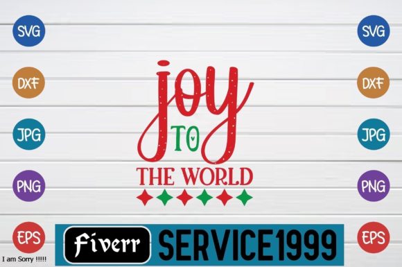 Joy to the World Graphic Crafts By fiverrservice1999