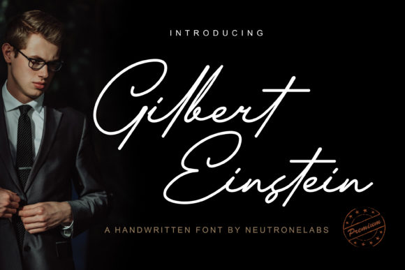 Gilbert Einstein Script & Handwritten Font By NeutroneLabs