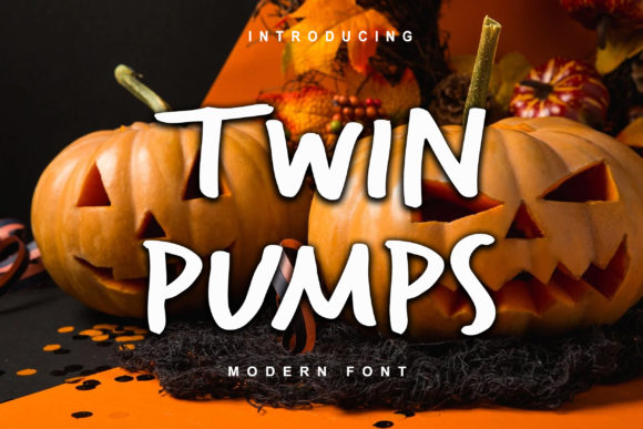Twin Pumps Display Font By ABBAsalam