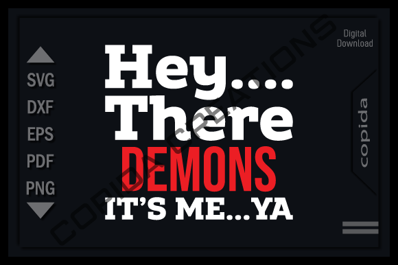 Hey There Demons It's Me Svg Cut File Gráfico Manualidades Por Copida
