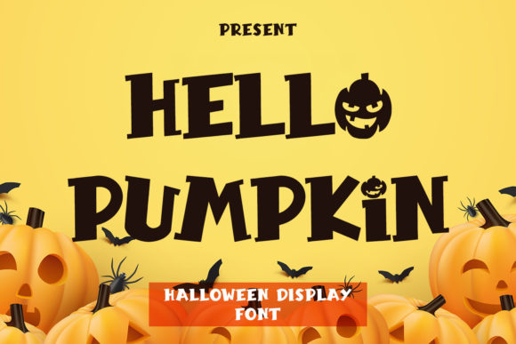 Hello Pumpkin Display Font By Arendxstudio