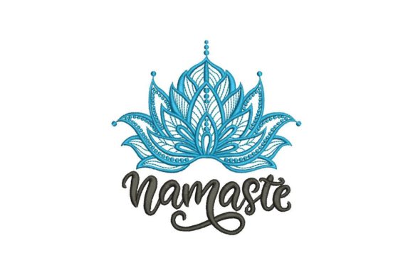 Namaste Inspirational Embroidery Design By PolskyEmbroidery