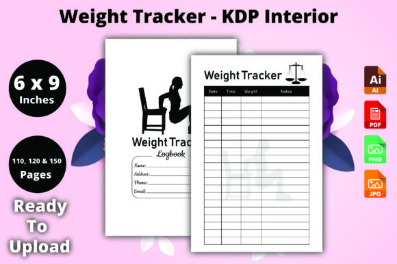 Weight Tracker Graphic KDP Interiors By Das_Design