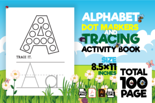 Alphabet Dot Markers Activity Book - KDP Graphic KDP Interiors By KDP_ Queen 1
