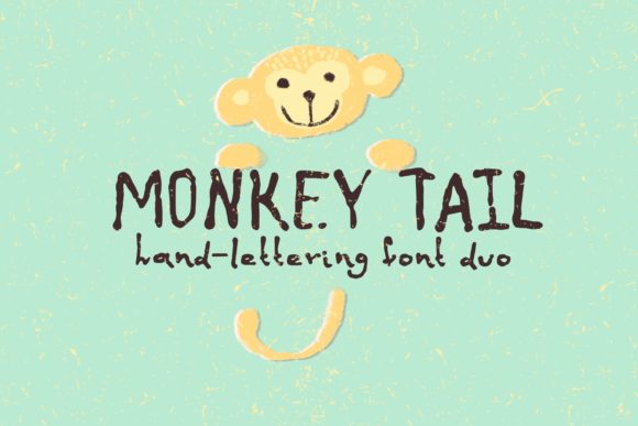 Monkey Tail Display Font By Irina Matiash