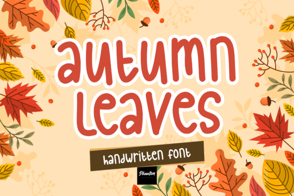 Autumn Leaves Fontes Script Fonte Por Phantom Creative Studio