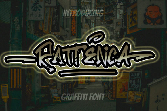 Rattenca Display Font By dwikrisdiantoro9