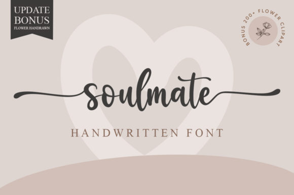 Soulmate Font Corsivi Font Di Graphix Line Studio
