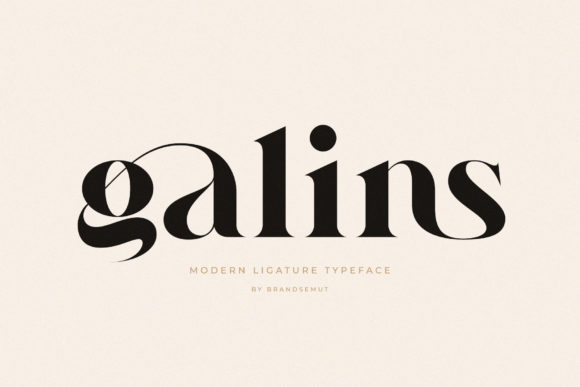 Galins Serif Font By BrandSemut