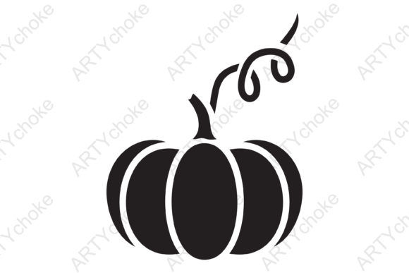 Pumpkin. SVG File Ready for Cricut Illustration Illustrations Imprimables Par artychoke.design
