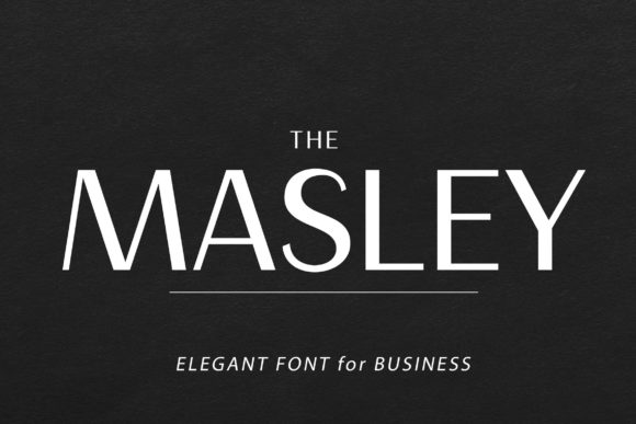 Masley Fuentes Sans Serif Fuente Por fontherapy