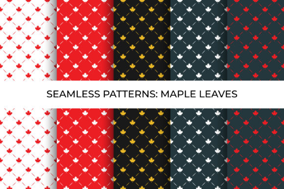 Seamless Pattern - Maple Leaves Graphic Patterns By svitch and sober