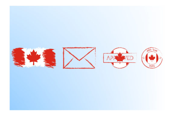 Colors of the Canadian Flag Gráfico Iconos Por RNko