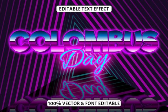 Day Editable Text Effect Retro Style Graphic Layer Styles By 5amil.studio55