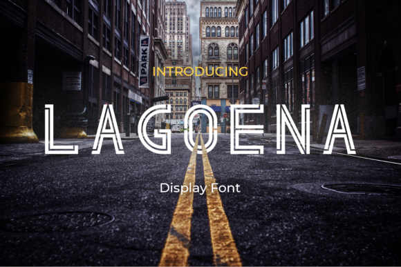 Lagoena Display Font By San Studio