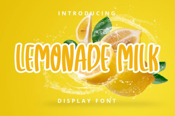 Lemonade Milk Script & Handwritten Font By nicetrip7