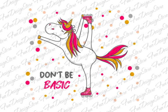 Cool Unicorn,baby Girl, Funny Quotes,PNG Gráfico Ilustrações para Impressão Por FUNDESIGNSTORE