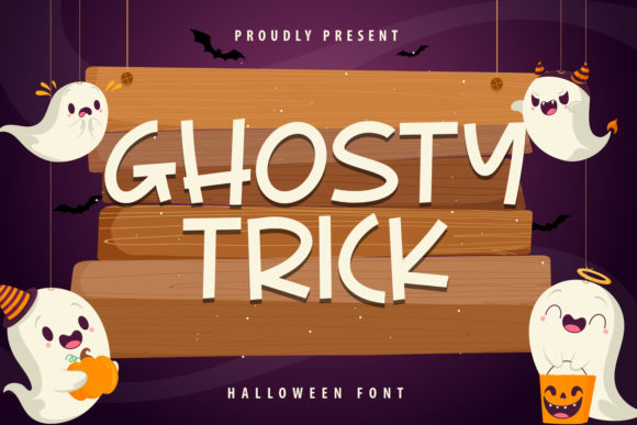 Ghosty Trick Display Font By Typefar