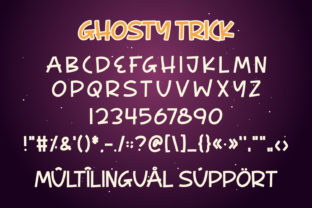 Ghosty Trick Fontes de Exibição Fonte Por Typefar 3