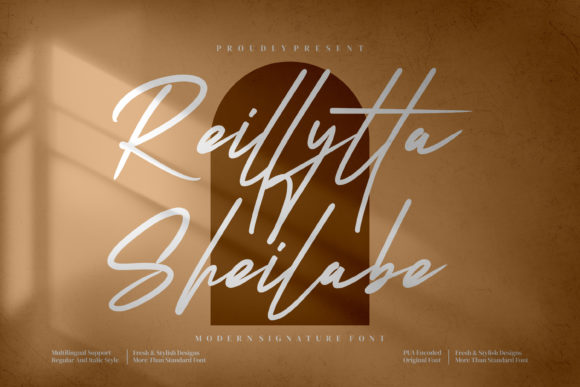 Reillytta Sheilabe Script & Handwritten Font By mahstudios