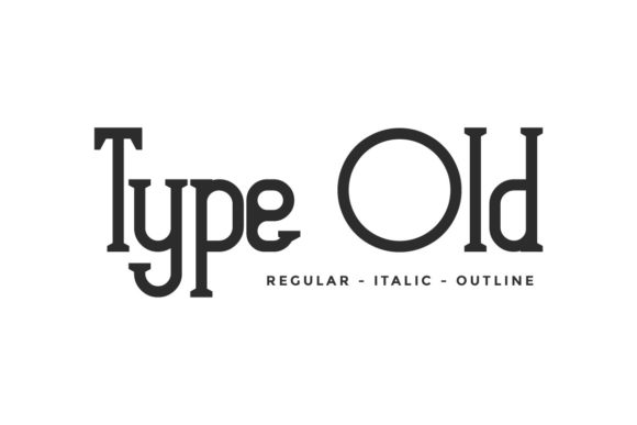 Type Old Serif-Schriftarten Schriftart Von NihStudio