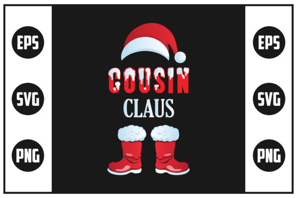 Cousin Claus Graphic Crafts By The Design Factory