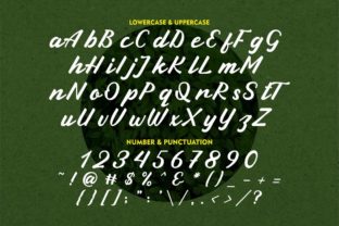 Green Leaf Script & Handwritten Font By putracetol 11