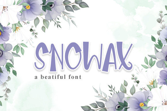 Snowax Display Fonts Font Door muhammadfaisal40