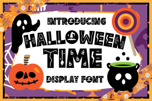 Halloween Time Display Font By Caoca Studio