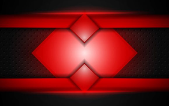 Futuristic Red on Dark Background Graphic Backgrounds By Artmr