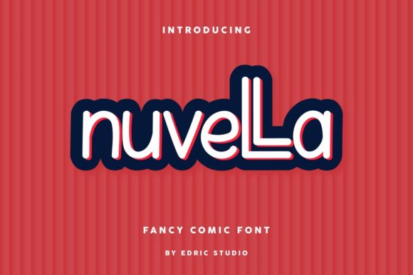 Nuvella Sans Serif Font By EdricStudio