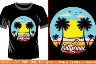 Surfing T-shirt Design California Graphic T-shirt Designs By tarekarts99 1