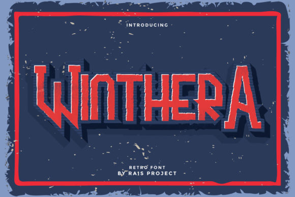 Winthera Display Font By RaisProject