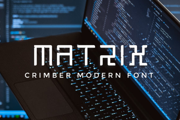 Matrix Display Font By LogoGreat