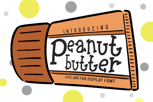 Peanut Butter Display Font By Rasa